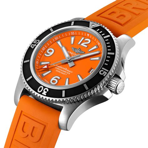 breitling bracelet orange